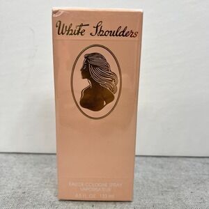 White Shoulders Evyan 4.5oz Eau de Cologne Splash Perfume Vintage 1975 Boxed